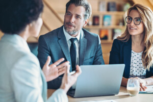 Fractional CMO in a business meeting